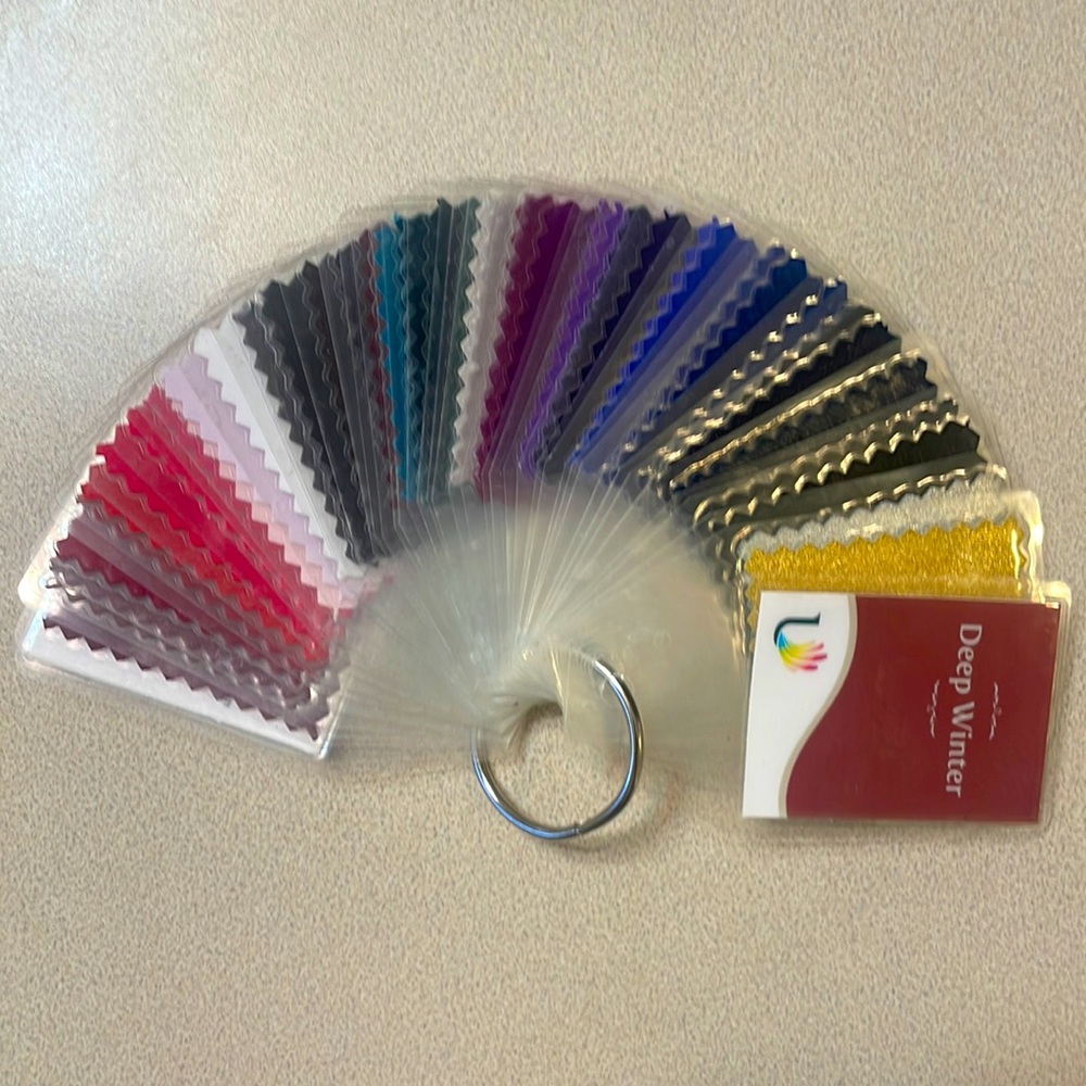 Unique To You color analysis swatch book in Deep Winter